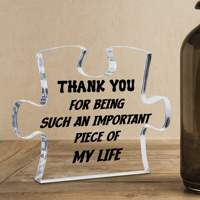 Wholesale Father's Day and Mother's Day Transparent Acrylic Ornaments